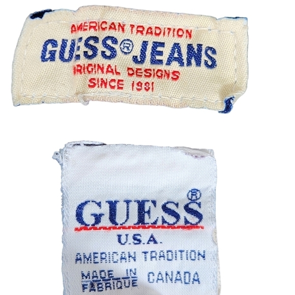 Guess jeans 90’s VINTAGE black high rise straight leg denim Jean pants - Picture 7 of 9